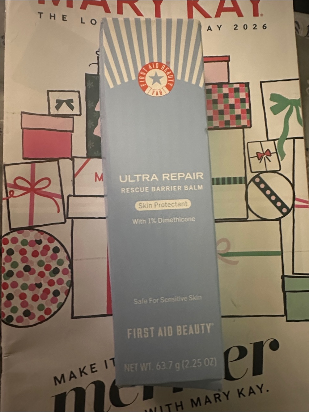 First Aid Beauty Ultra Repair Rescue Barrier Balm - Light Blue Packaging